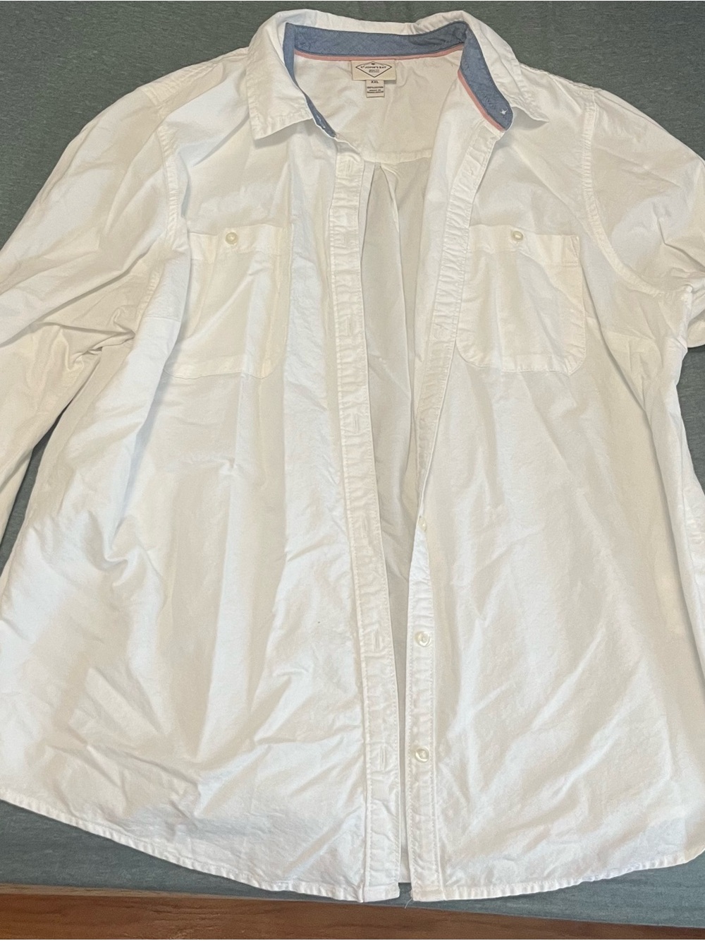 St. John's Bay White Button-Down Shirt